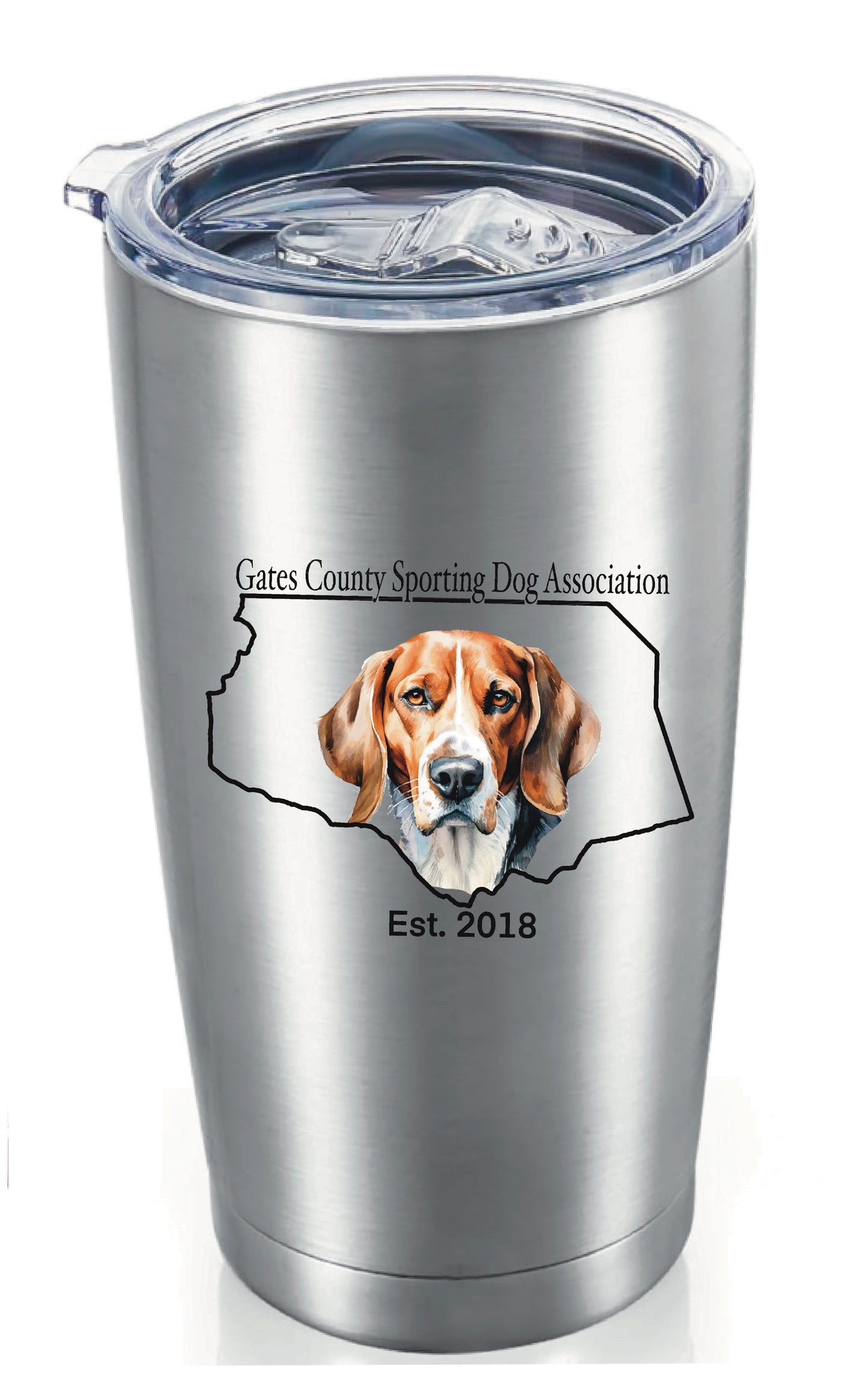 GCSDA Graphic Stainless Tumbler Cup- Sports Dog