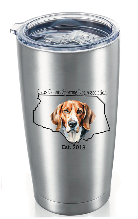 GCSDA Graphic Stainless Tumbler Cup- Sports Dog