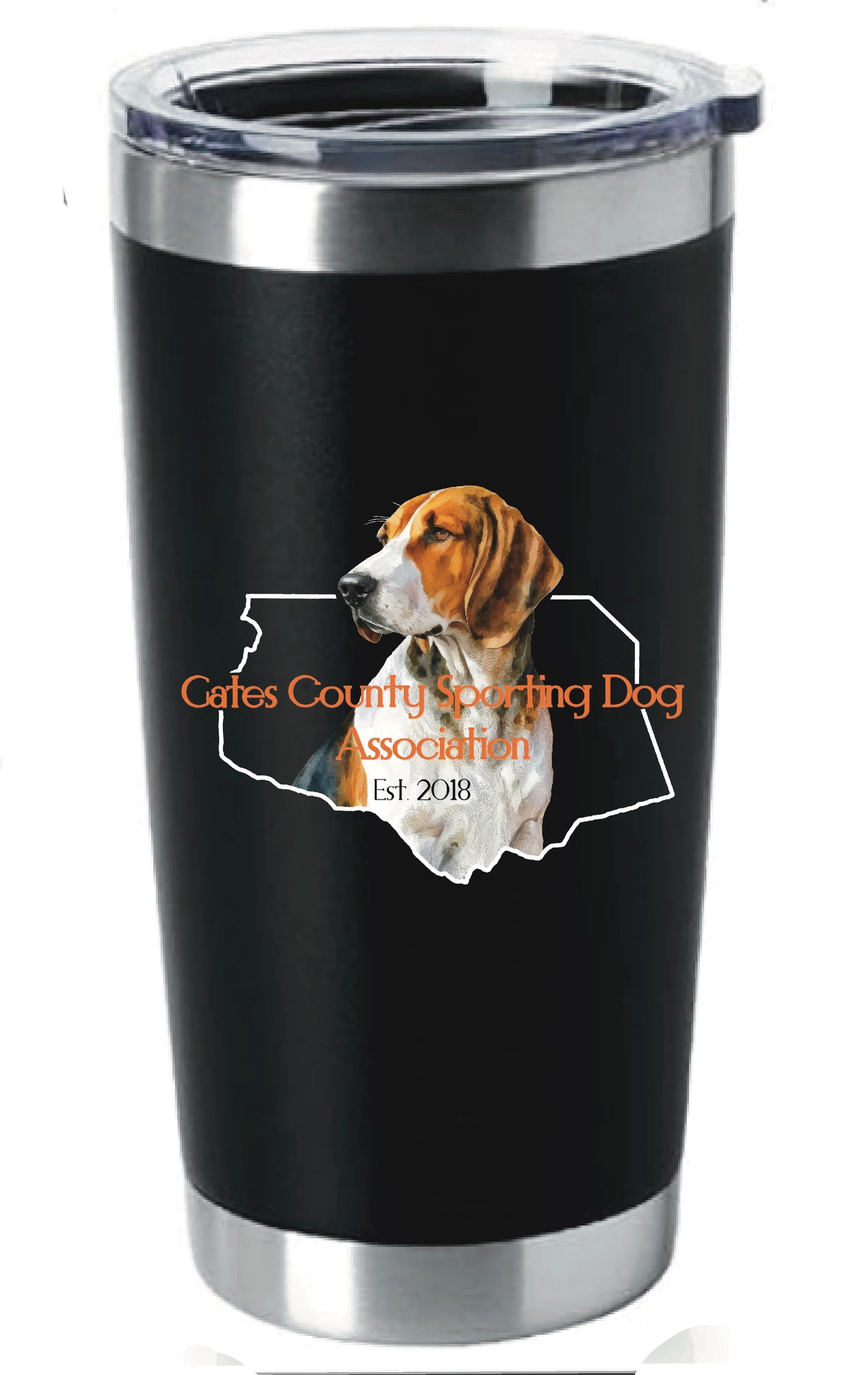 GCSDA Graphic Stainless Tumbler Cup- Dog Bust