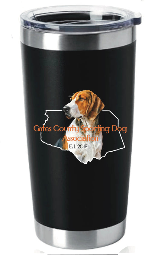 GCSDA Graphic Stainless Tumbler Cup- Dog Bust