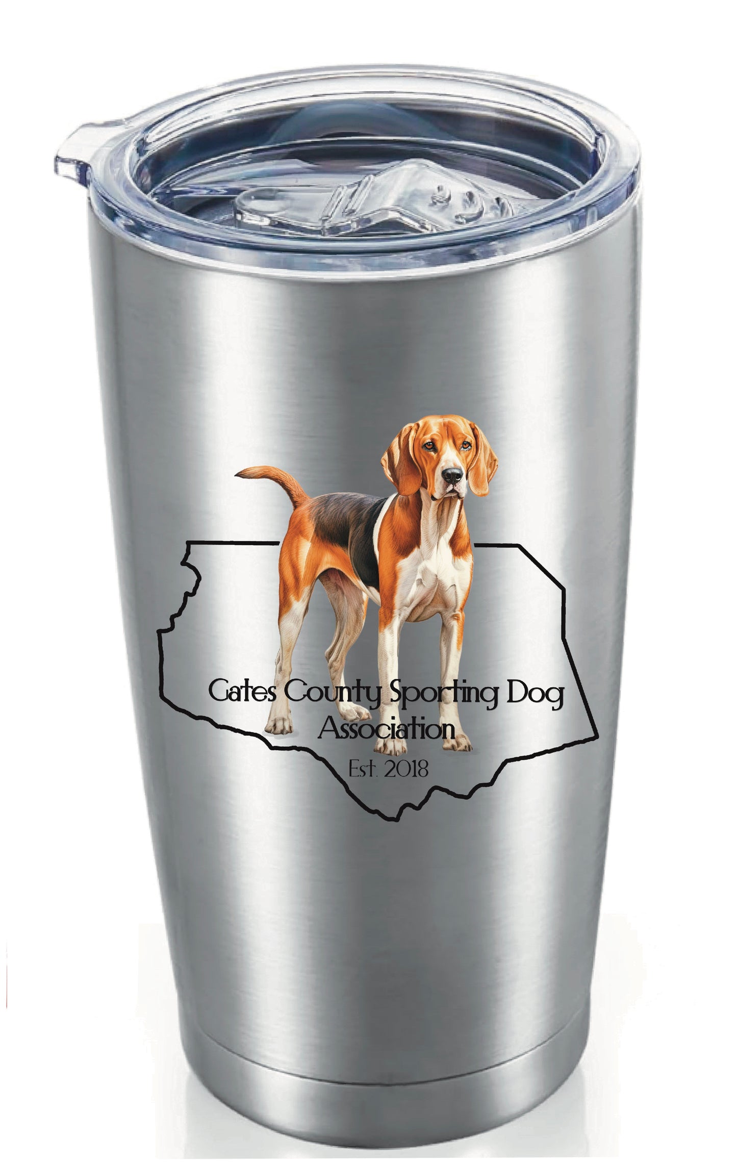 GCSDA Graphic Stainless Tumbler Cup- Walker Hound