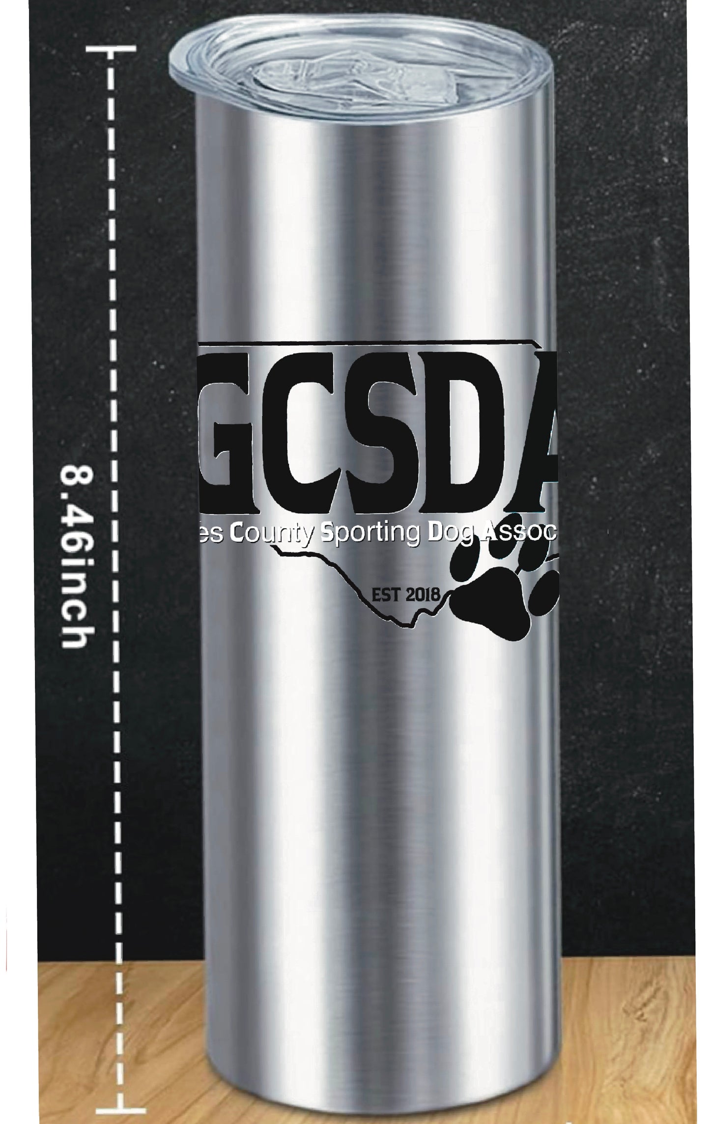 GCSDA Skinny Tumbler Cup