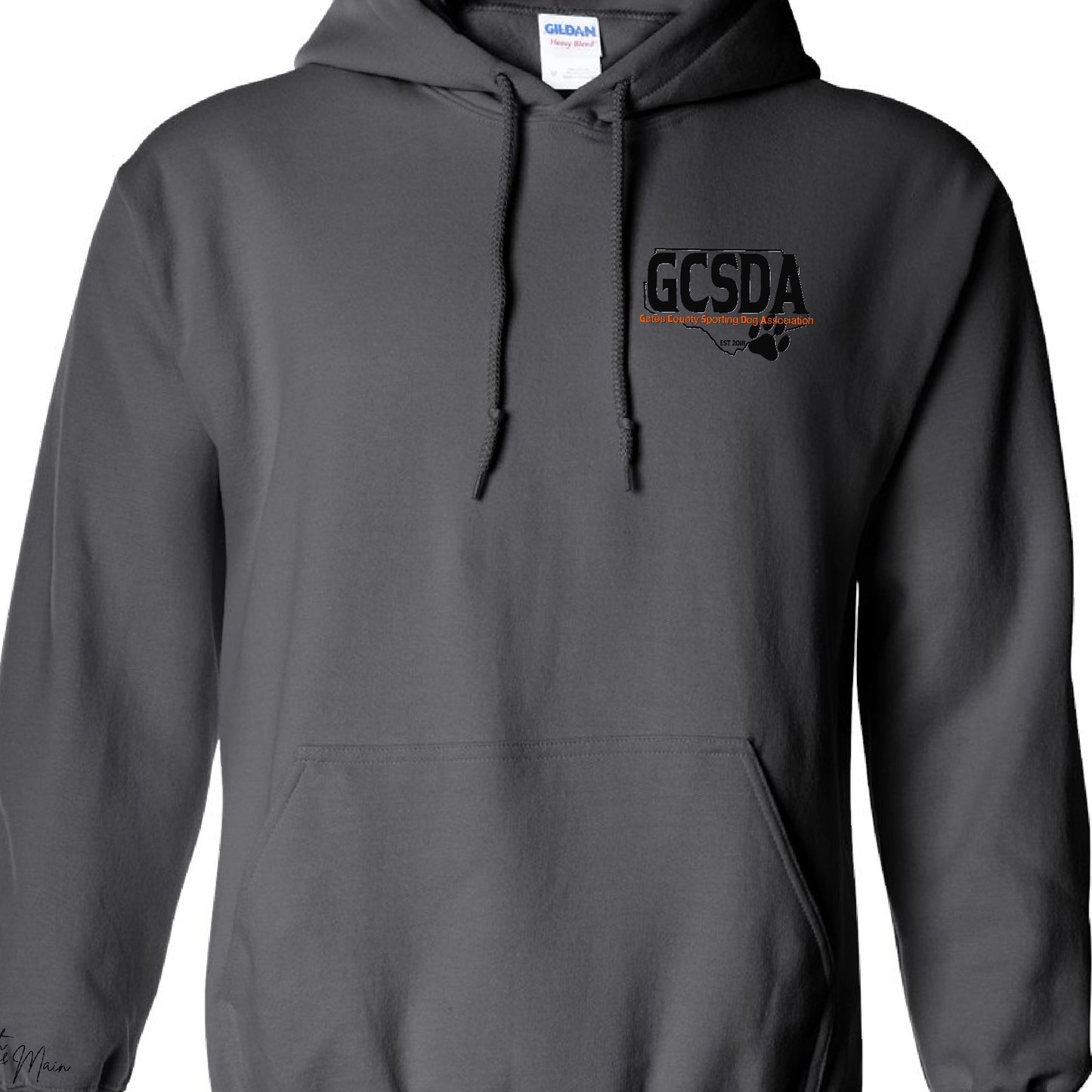 GCSDA with Orange Hoodie Sweatshirt