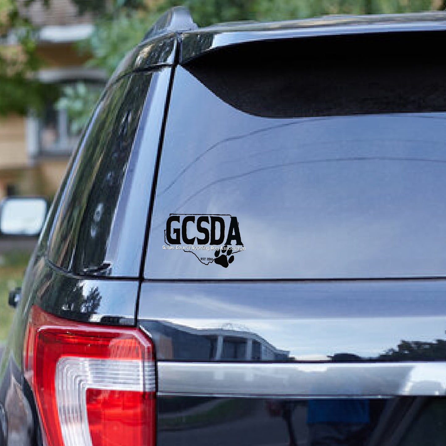 GCSDA Stickers- GCSDA black and white