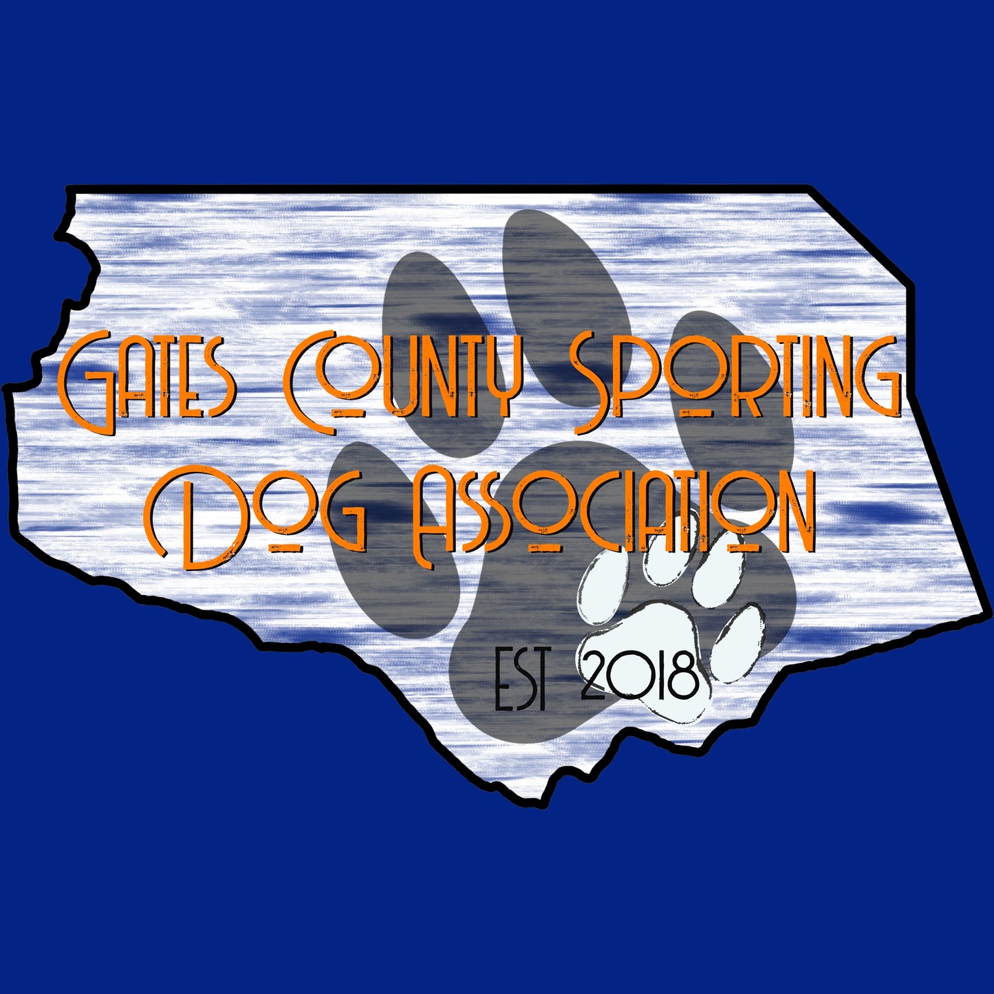GCSDA Stickers- Dog Paw