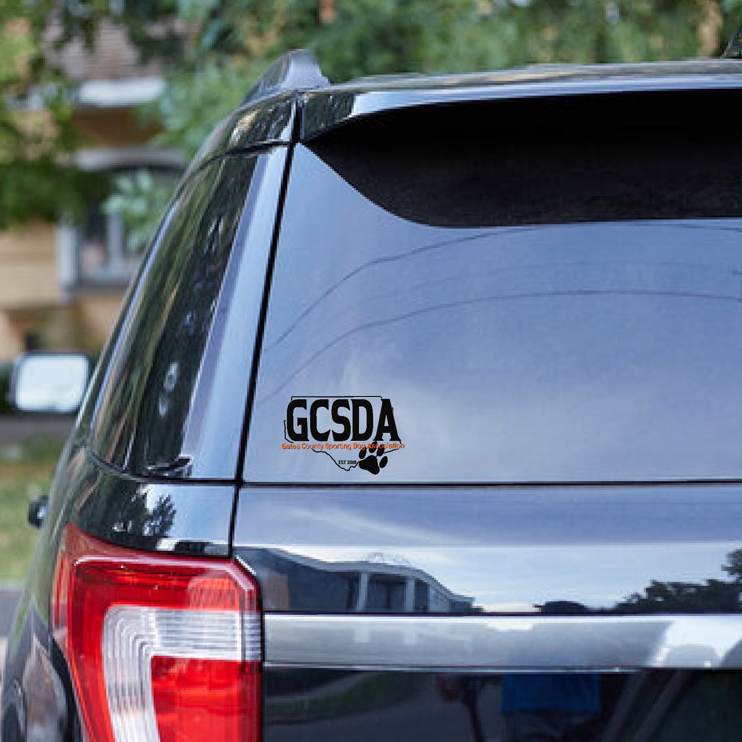 GCSDA Stickers- GCSDA orange