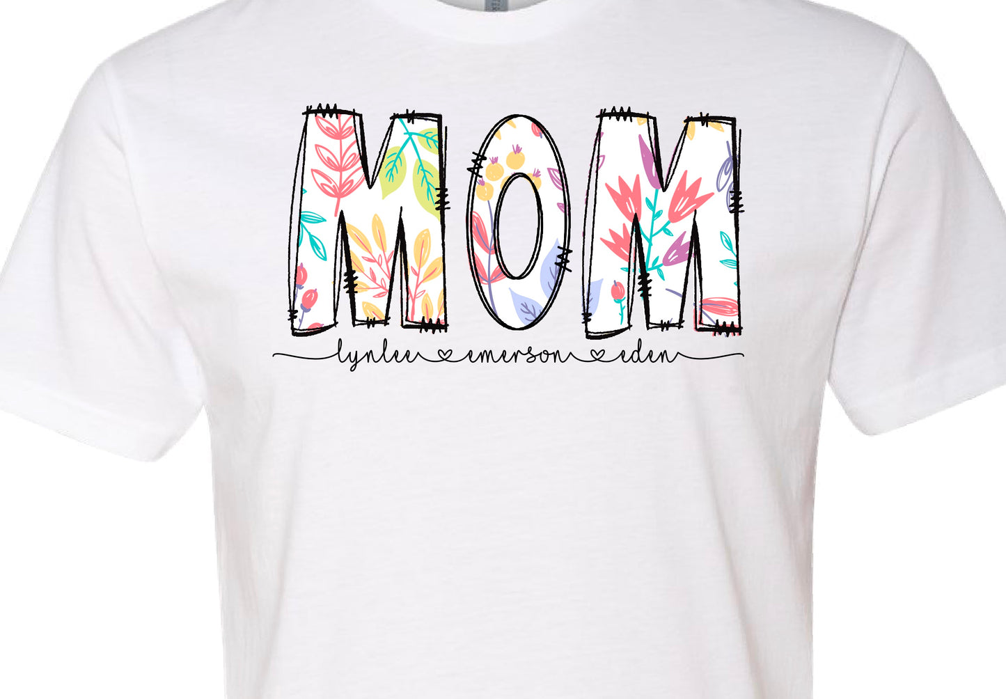 Mama-Personalized Shirt- Multicolored