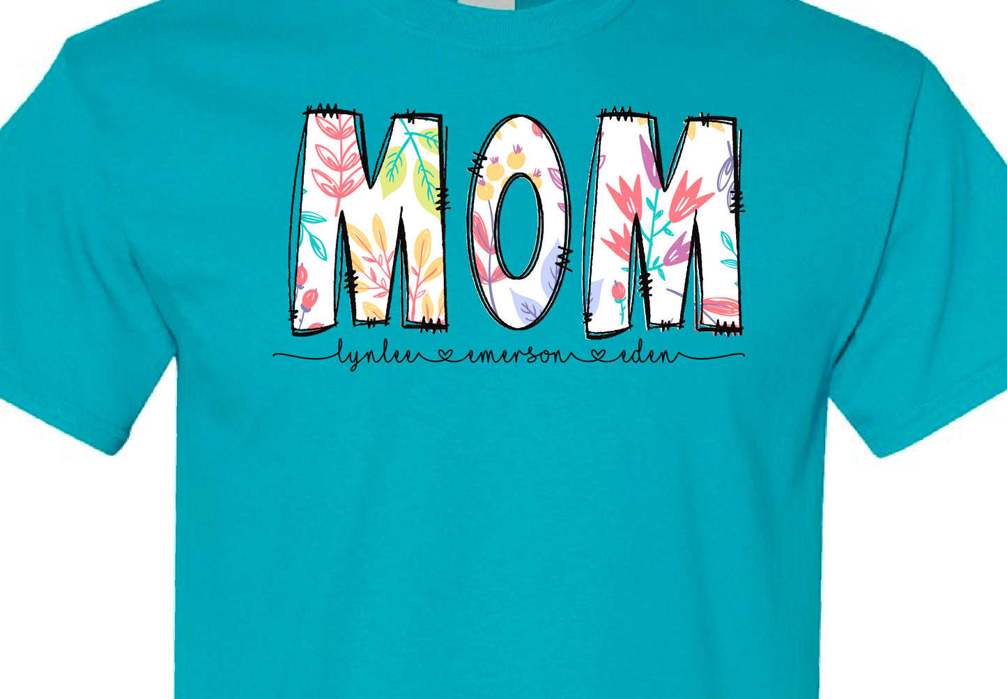 Mama-Personalized Shirt- Multicolored