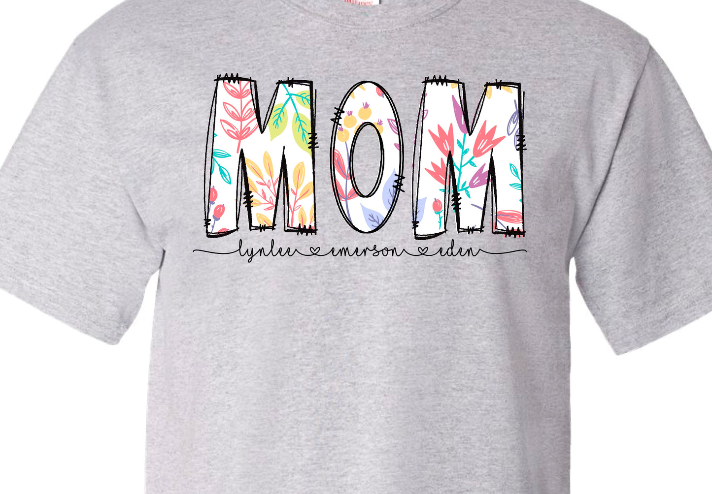 Mama-Personalized Shirt- Multicolored