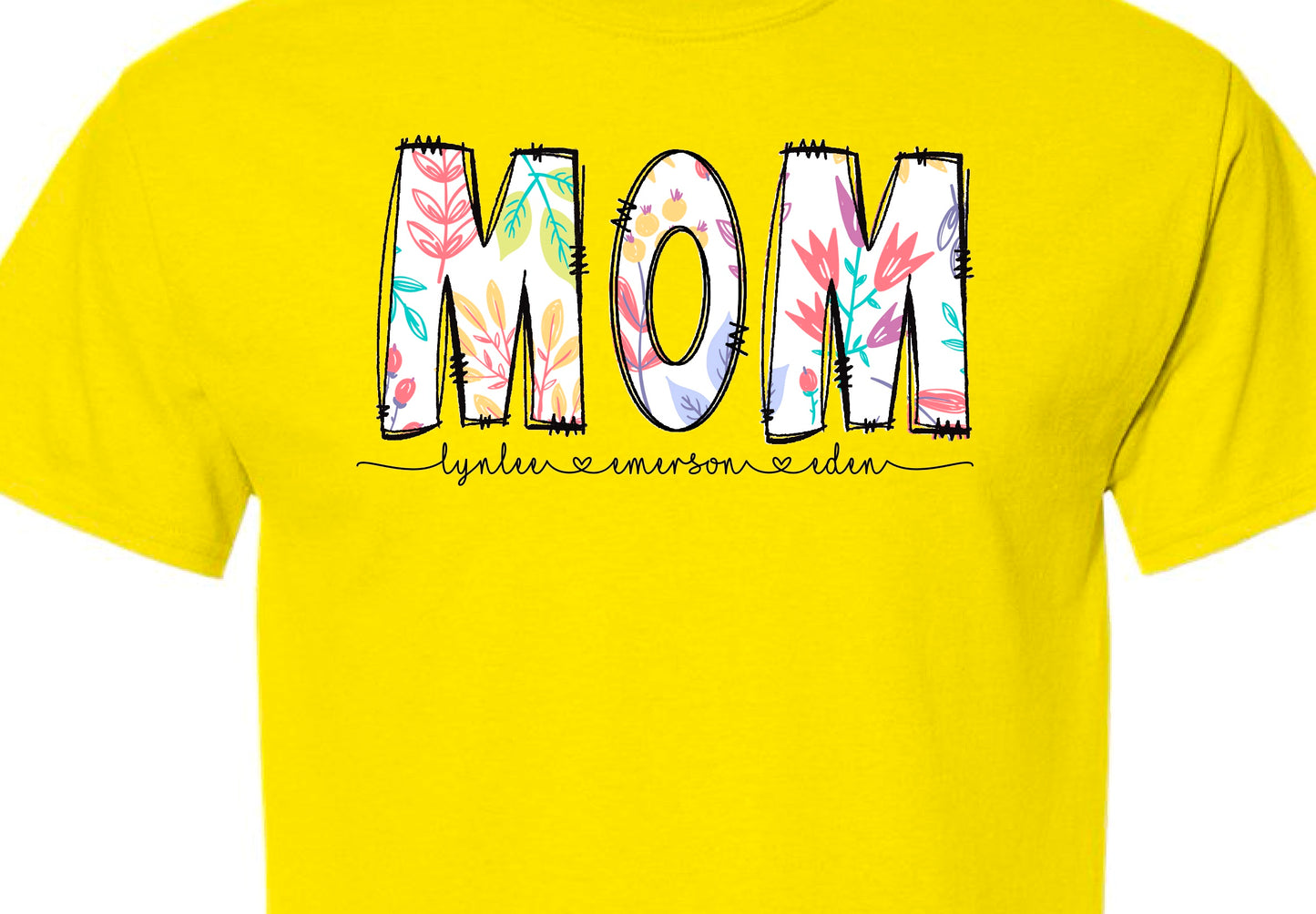 Mama-Personalized Shirt- Multicolored