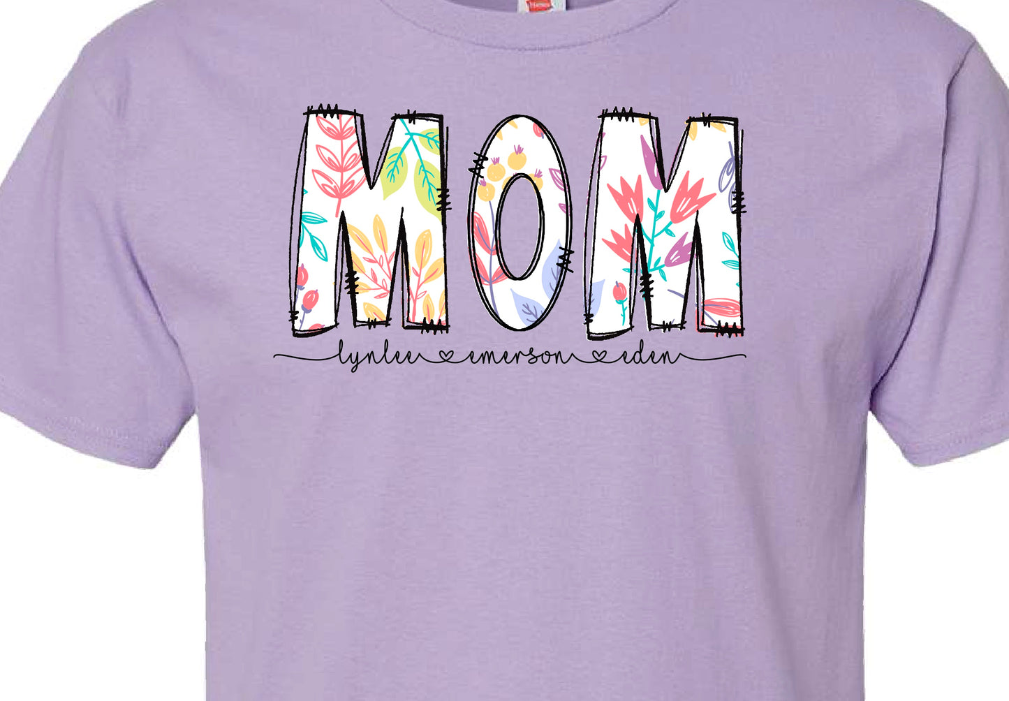 Mama-Personalized Shirt- Multicolored