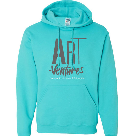 Art Ventures Vertical Logo Graphic Hoodie Sweatshirt