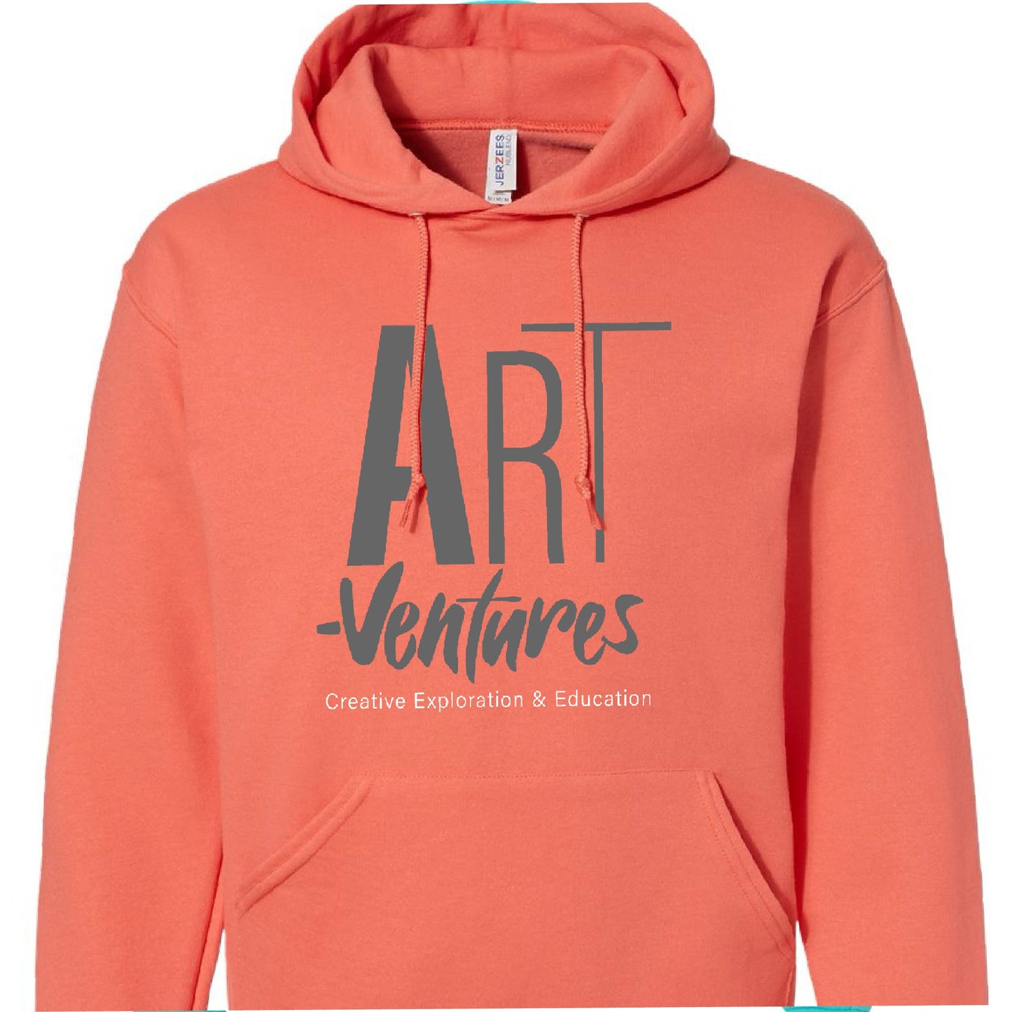 Art Ventures Vertical Logo Graphic Hoodie Sweatshirt