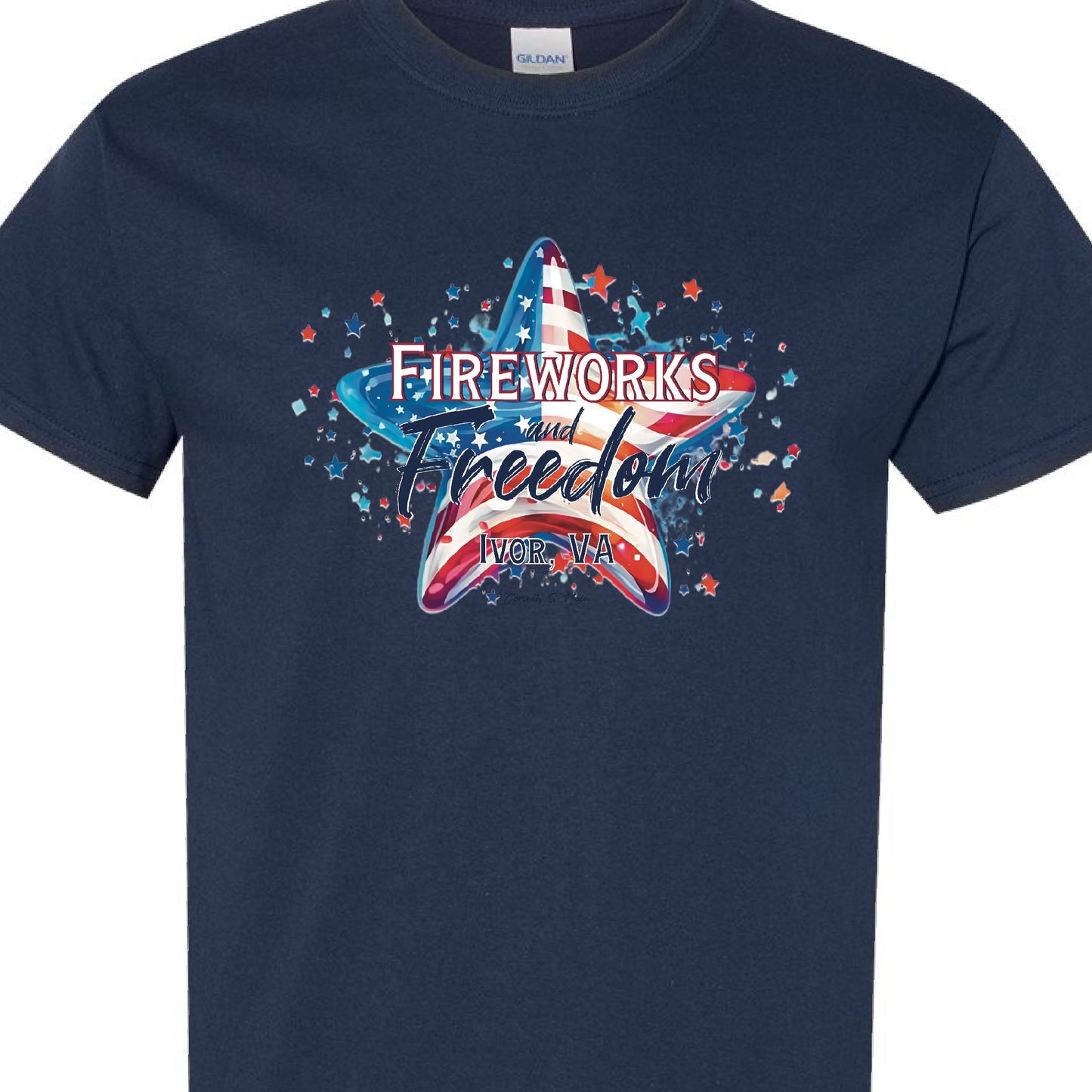 Fireworks and Freedom IVOR T-shirt