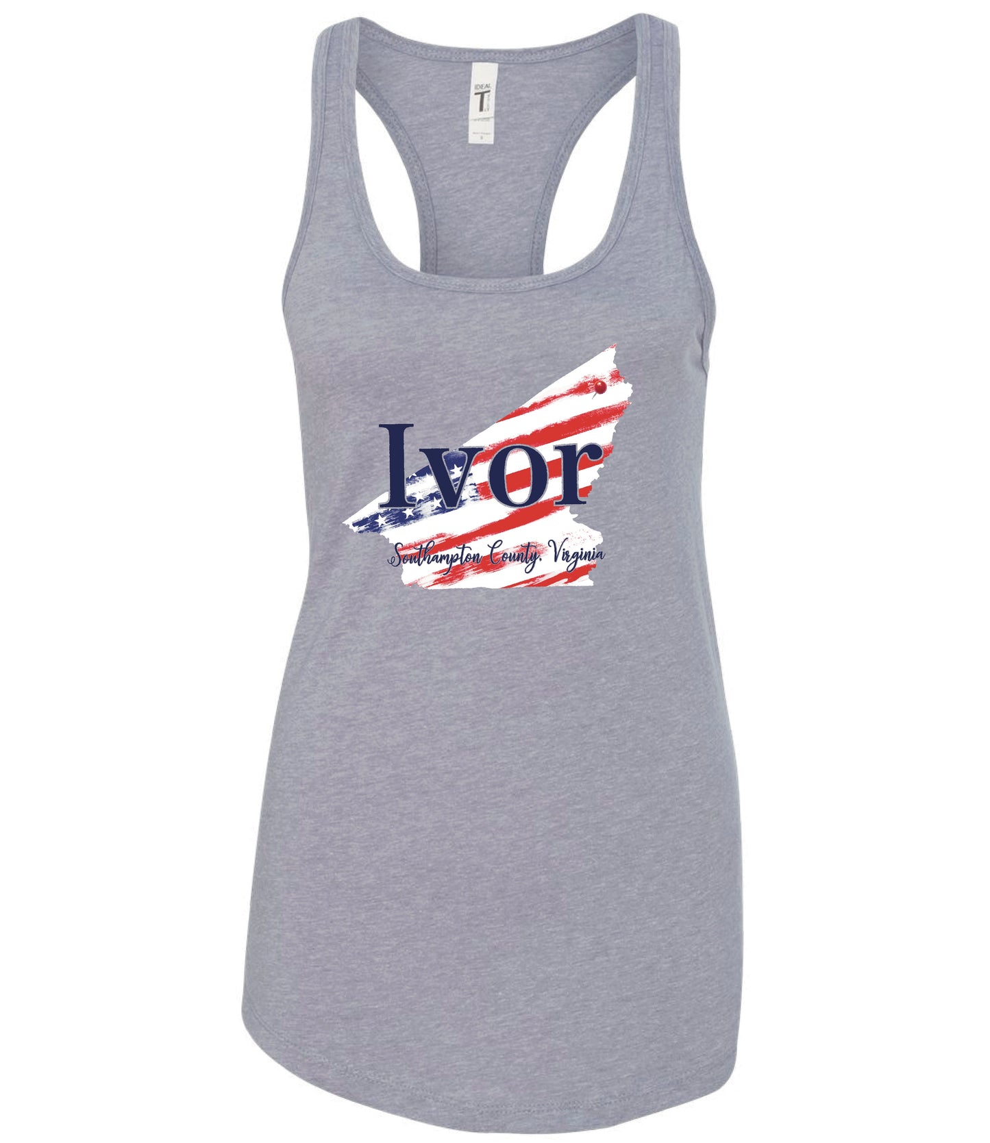 IVOR Patriotic Racer Back Tank