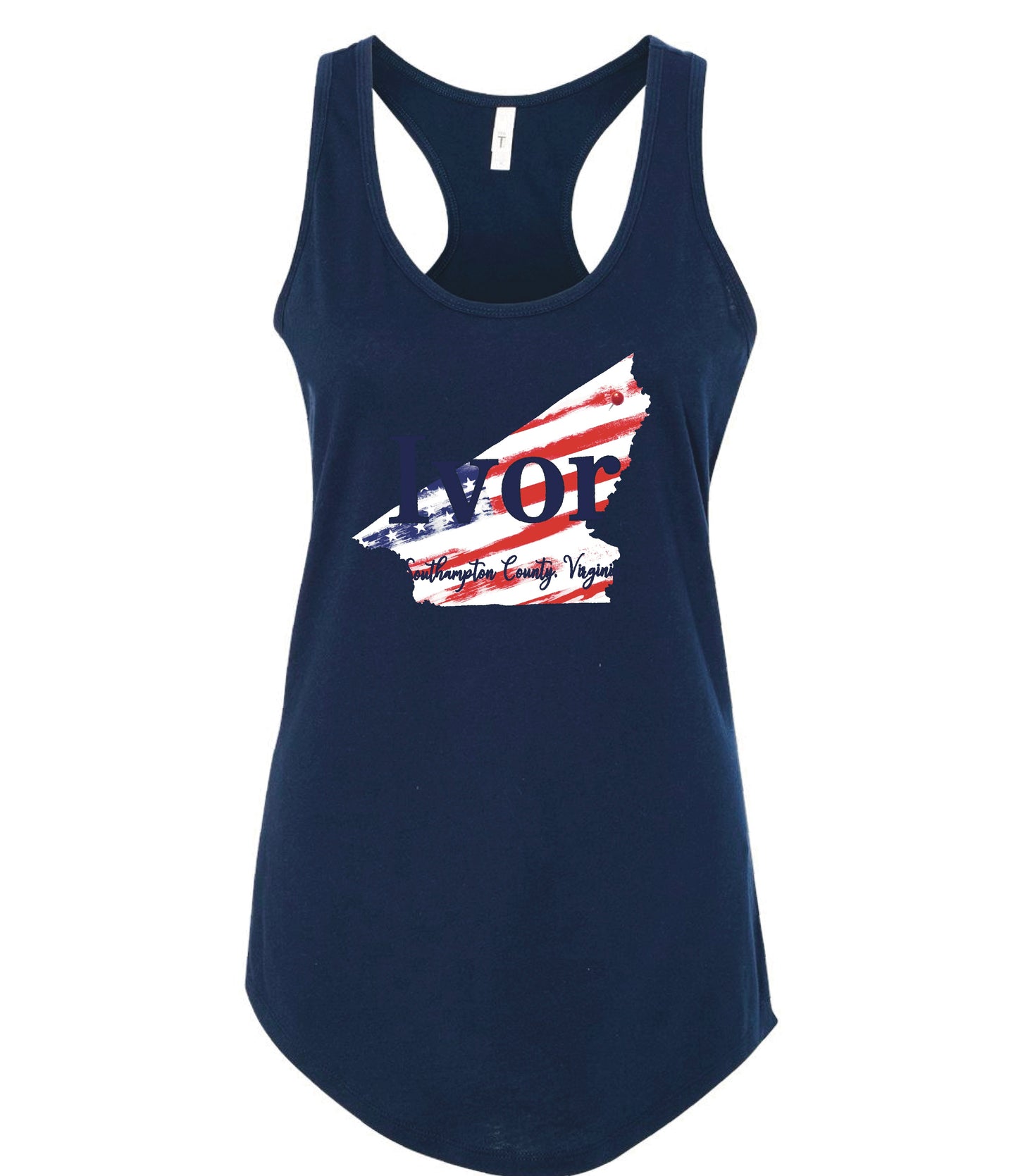 IVOR Patriotic Racer Back Tank