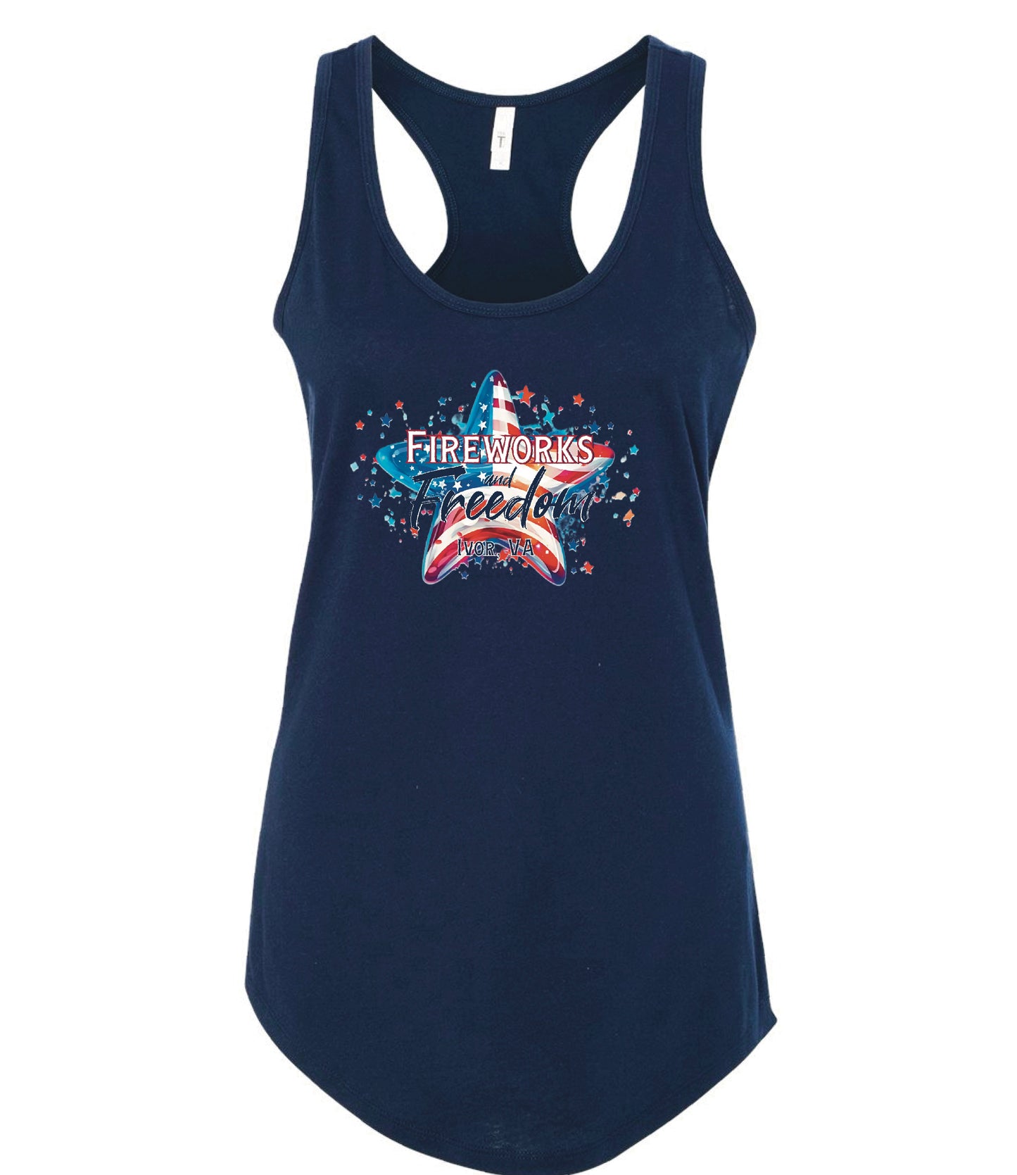 IVOR Patriotic Racer Back Tank