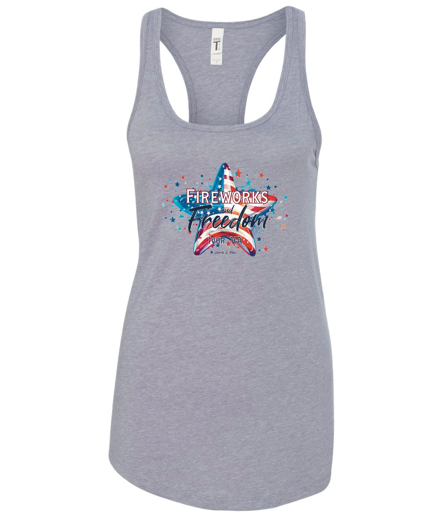 IVOR Patriotic Racer Back Tank