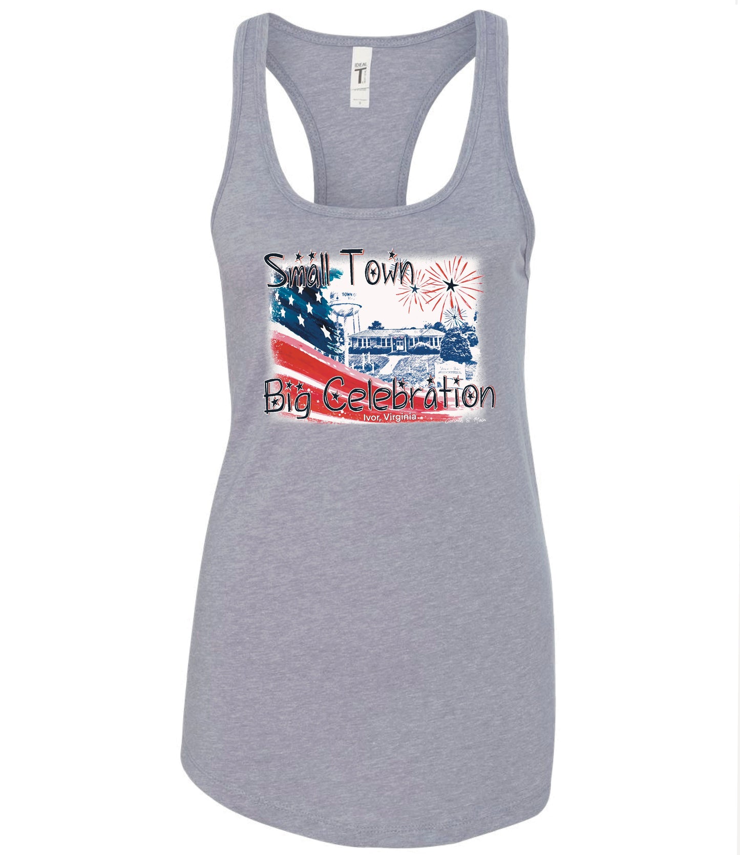 IVOR Patriotic Racer Back Tank