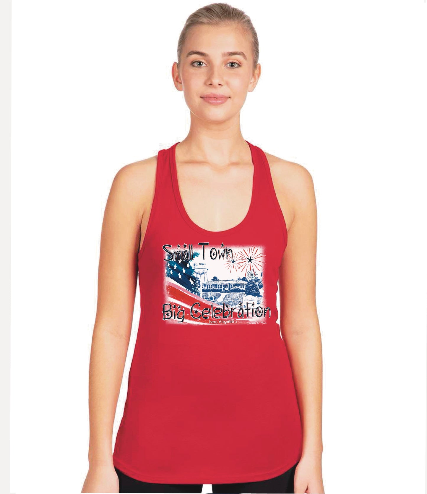 IVOR Patriotic Racer Back Tank