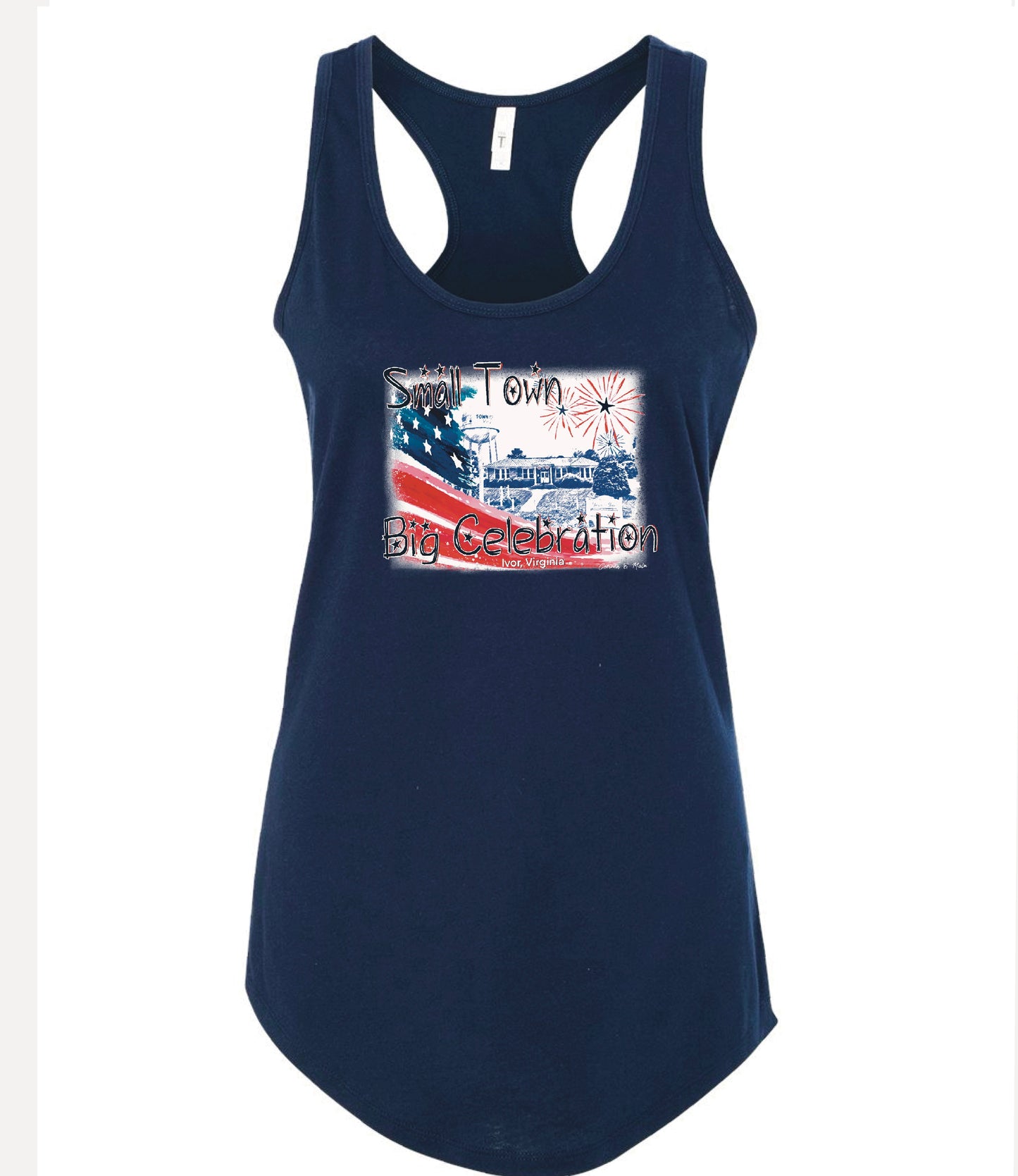 IVOR Patriotic Racer Back Tank