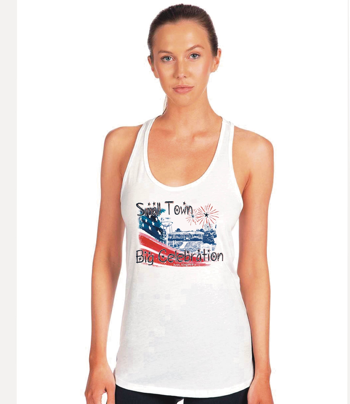 IVOR Patriotic Racer Back Tank