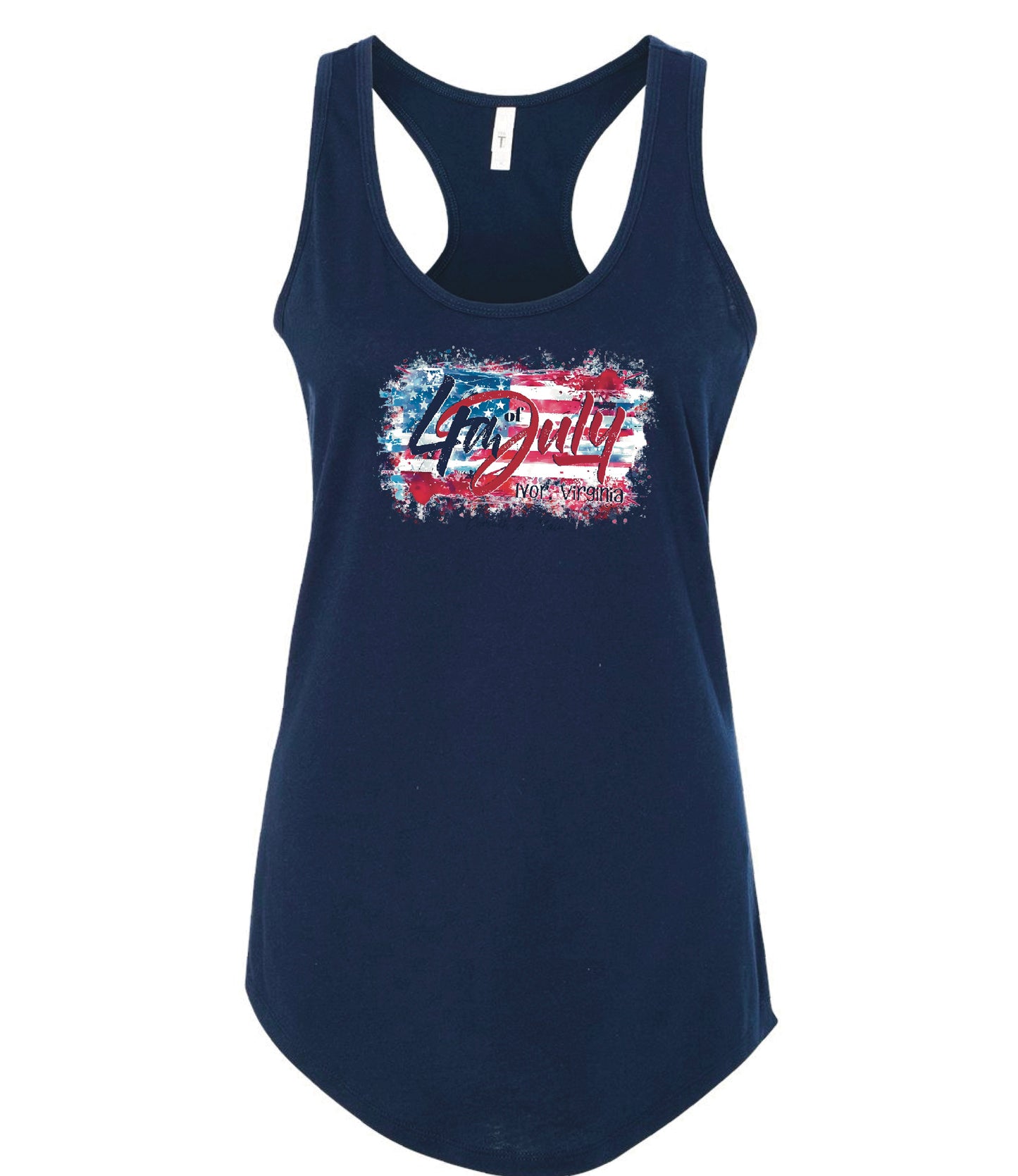 IVOR Patriotic Racer Back Tank