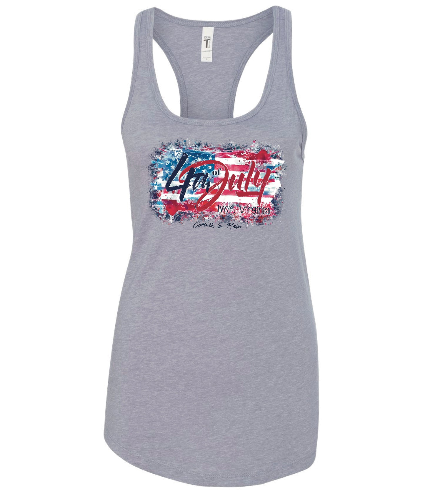 IVOR Patriotic Racer Back Tank