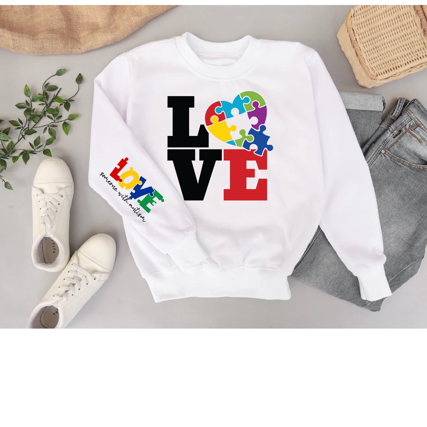 Autism -LOVE Primary colors - Corinth & Main