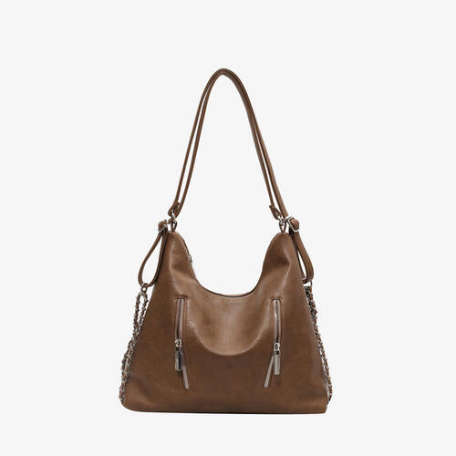 PU Leather Tote Bag - Corinth & Main