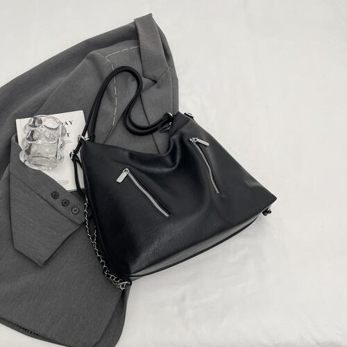 PU Leather Tote Bag - Corinth & Main