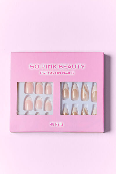 SO PINK BEAUTY Press On Nails 2 Packs - Corinth & Main