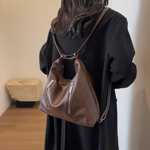 PU Leather Tote Bag - Corinth & Main