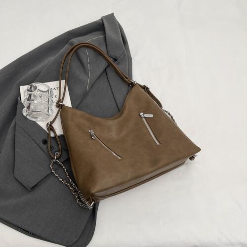 PU Leather Tote Bag - Corinth & Main