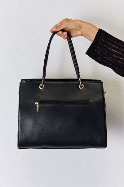David Jones Texture PU Leather Handbag - Corinth & Main