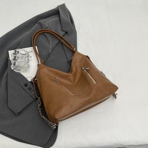 PU Leather Tote Bag - Corinth & Main